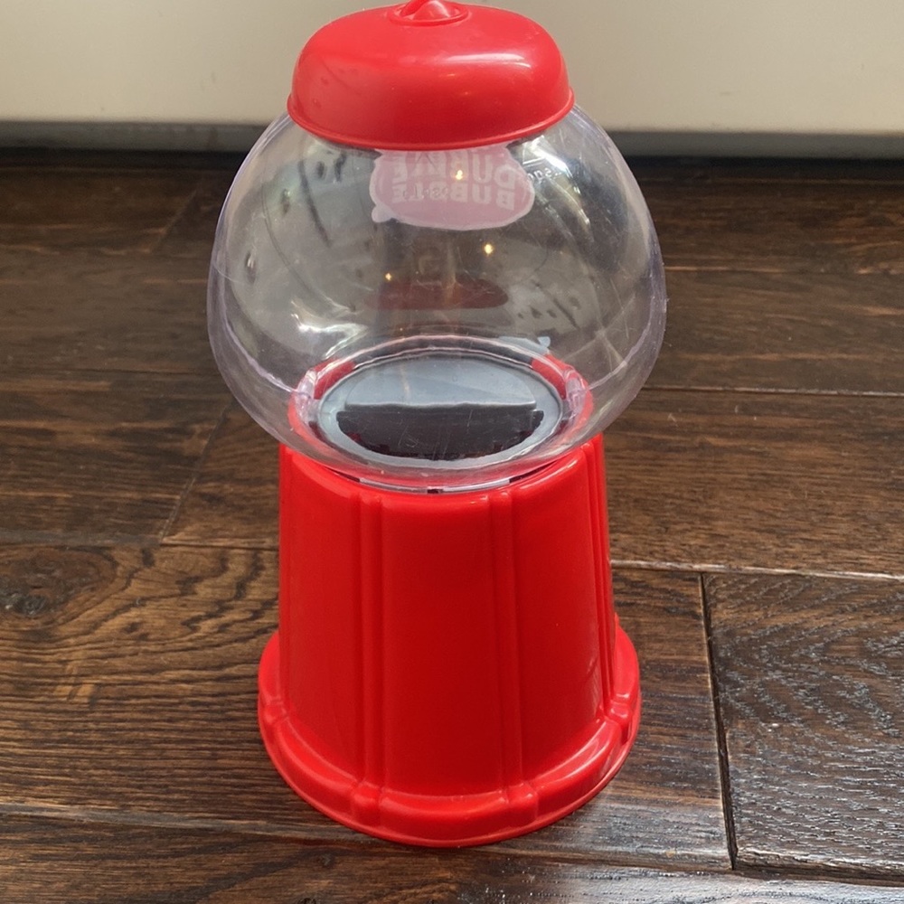 Red Mini Gumball Machine Toy - Picture 3 of 5